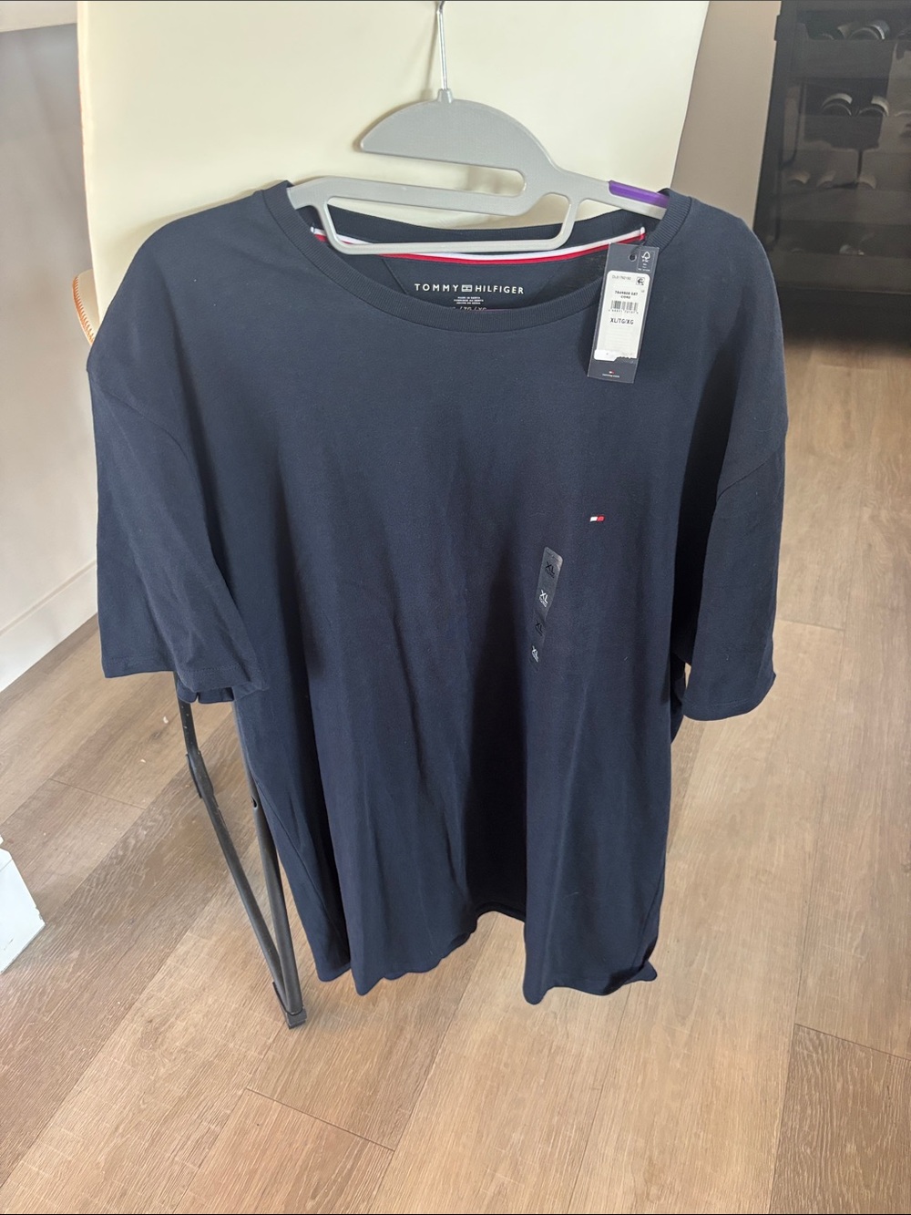 Tommy Hilfiger Navy Short Sleeve Crew Neck Tee